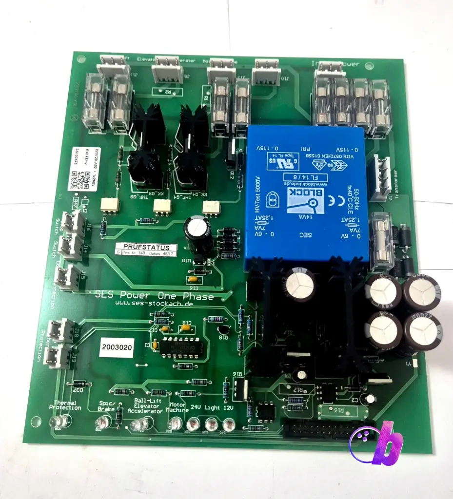 High Voltage Print SES Control Unit 1x208V Used