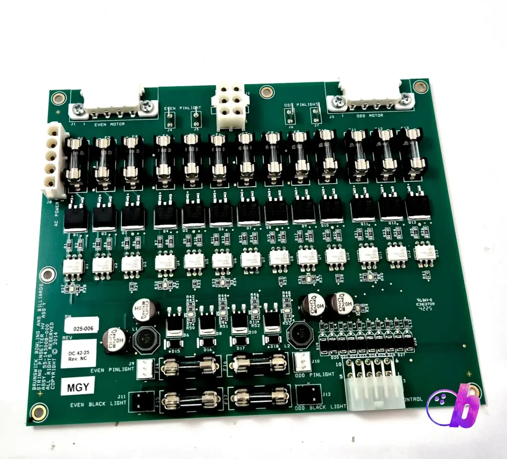 Pkg-string pin HV PCB, 380 VAC