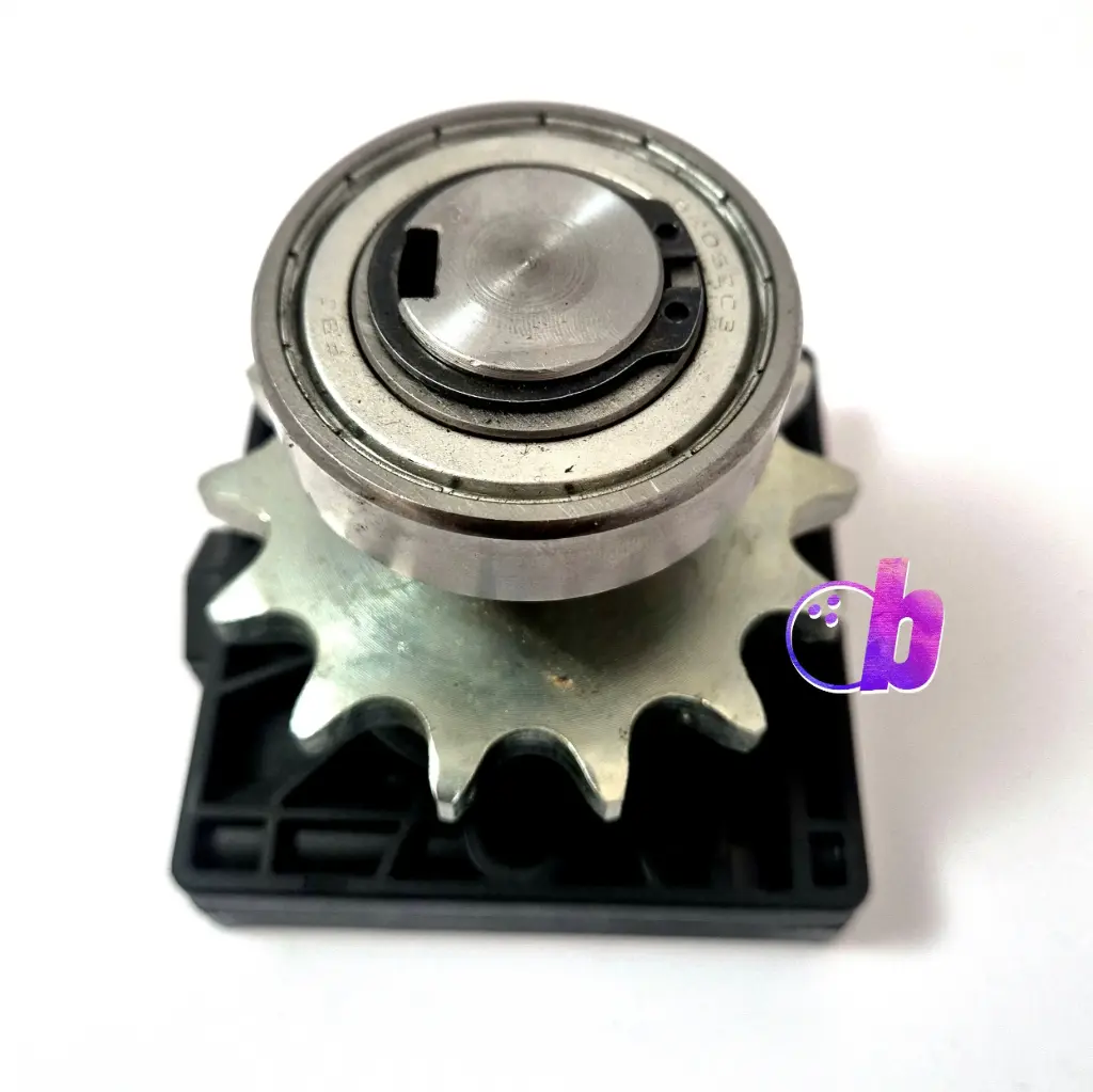 Lower chain gear w/bearing block