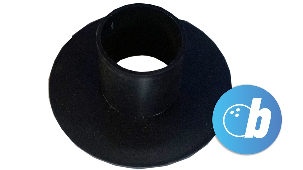 Vacuum wall adapter - molded plastic