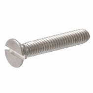 Machine Screw flat head slotted M8X60mm (Bag of 10)