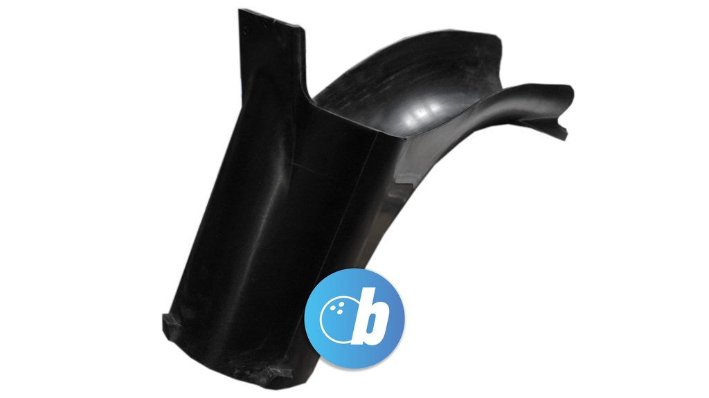 Plastic overflow chute only R.H.