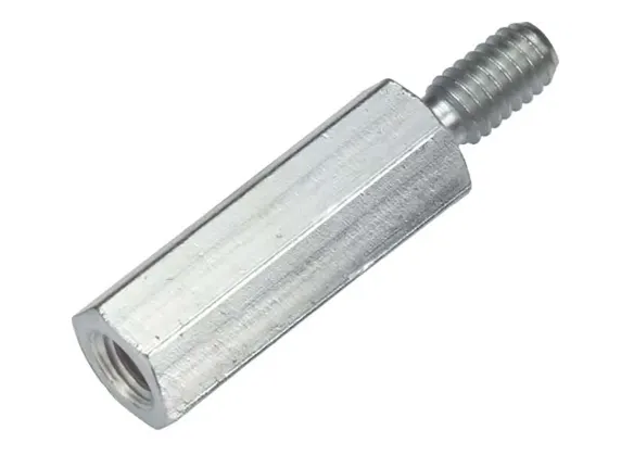 Standoff, M4 Thread, 45mm Body, Steel, Female/Male