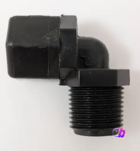 [153-0212] Male Elbow (1/4 Compression Fitting x 3/8 - MPT)