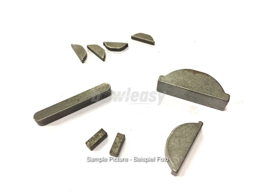 [11-053491-000] Key (5mm X 5mm X 20mm)    10 Keys/Pk *