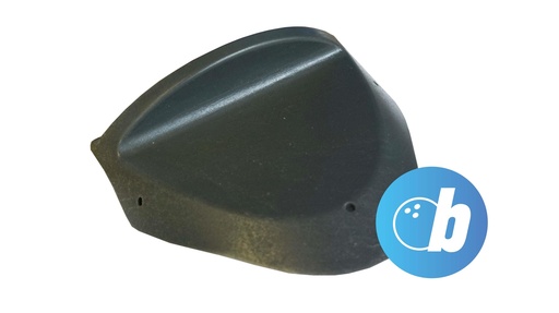 [049-006-043-G USED] Gutter End Ramp Gray USED