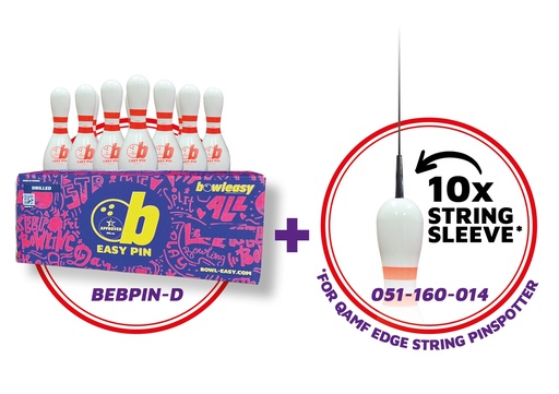 [BEBPIN-EDGE] Edge Stringpinsetter Pin Package Incl. Sleeves