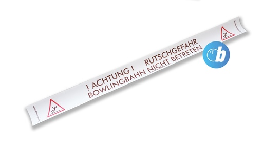 [500041304O] Foulline Sticker Safety Deutsch Orange